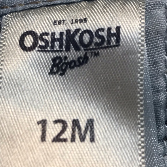 OSH KOSH B’GOSH JEAN OVERALL SHORTS 12 M - Picture 10 of 12